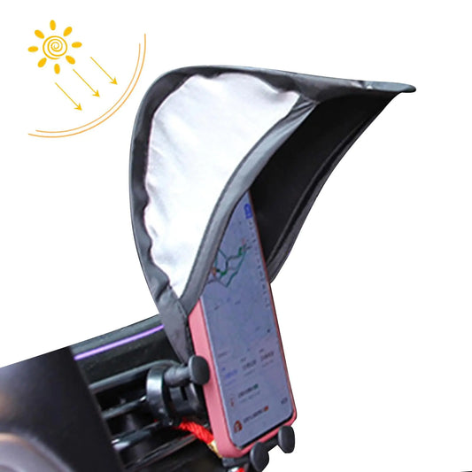 Cell Phone Sun Shade | Mobile Phone Sun Shade | Cell Phone Sun Blocker Phone Screen Sun Shade Mobile Phone Holder Glare Blocking Sun Shade for Phone for Motorcycle
